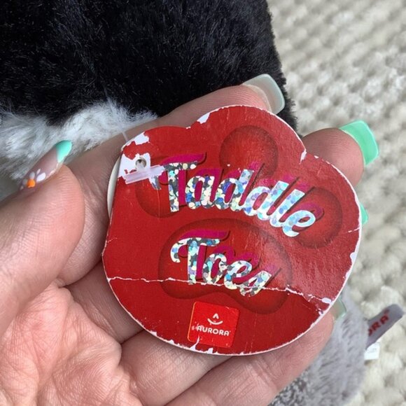 Aurora Taddle Toes Penguin Stuffed Animal Plush Toy With Tags - Picture 9 of 14